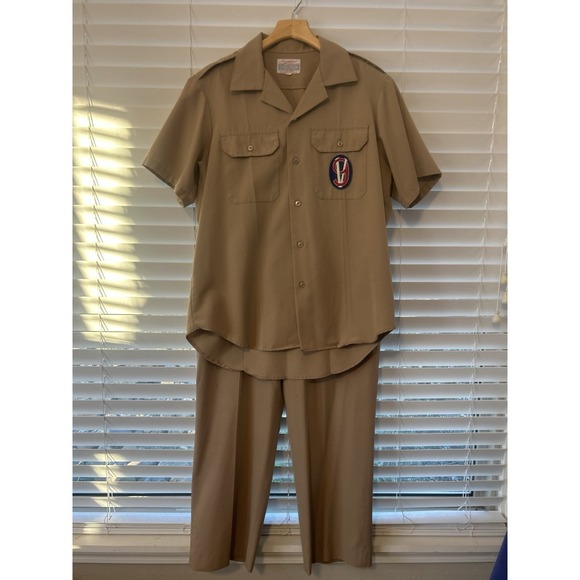 Vintage Creighton Military Style Uniform Size M W/95th Infantry division Patch - Picture 6 of 9